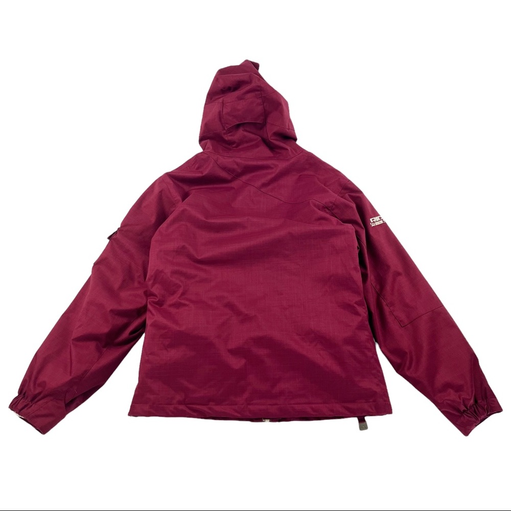 Ride Snowboards Cell Five Nylon Waterproof Teflon Hooded Hoodie Snow Jacket Top - Picture 9 of 11